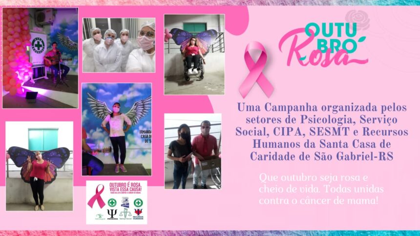 “Outubro Rosa”: Colaboradores da Santa Casa participam de diversas e amplas atividades