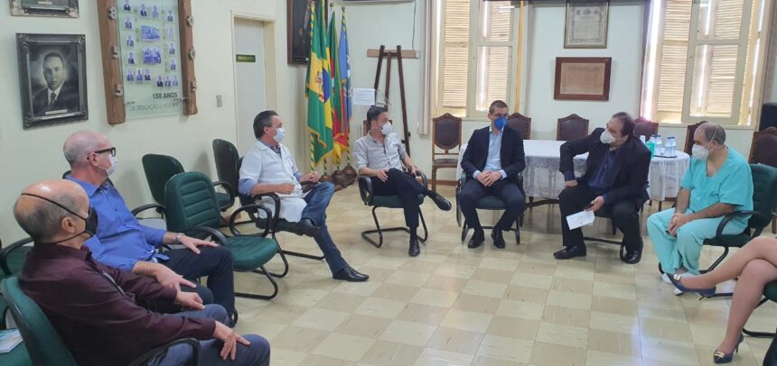 Santa Casa recebe visita do SIMERS e do Deputado Dr. Thiago Duarte