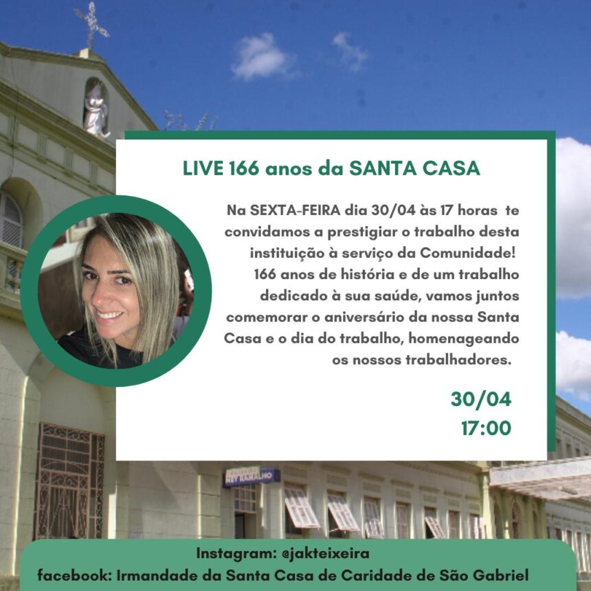 LIVE 166 Anos da Santa Casa