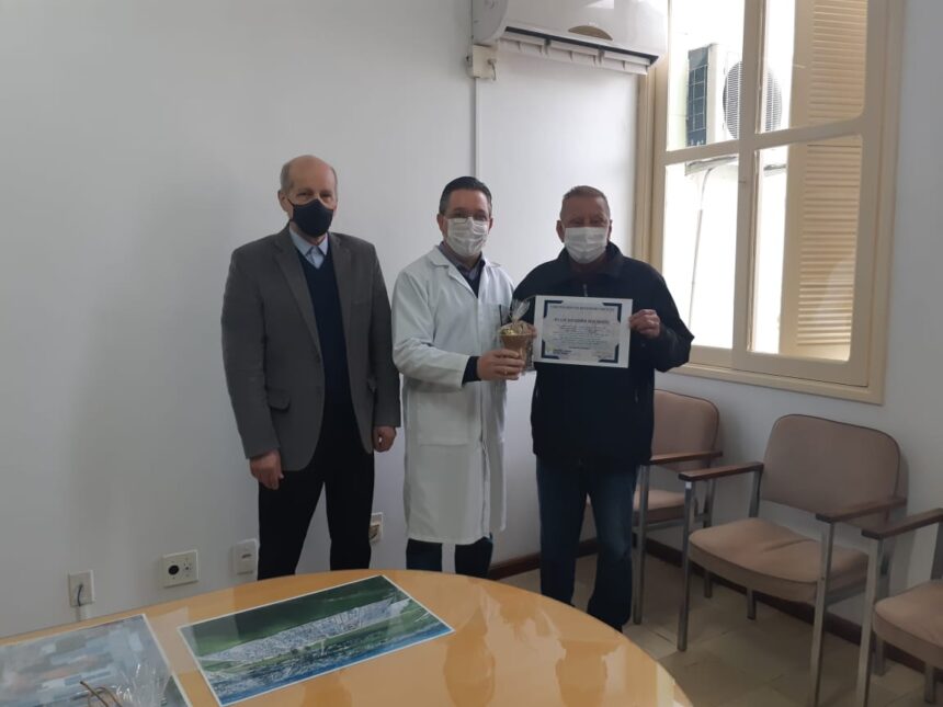 Certificado de Reconhecimento pelo trabalho prestado