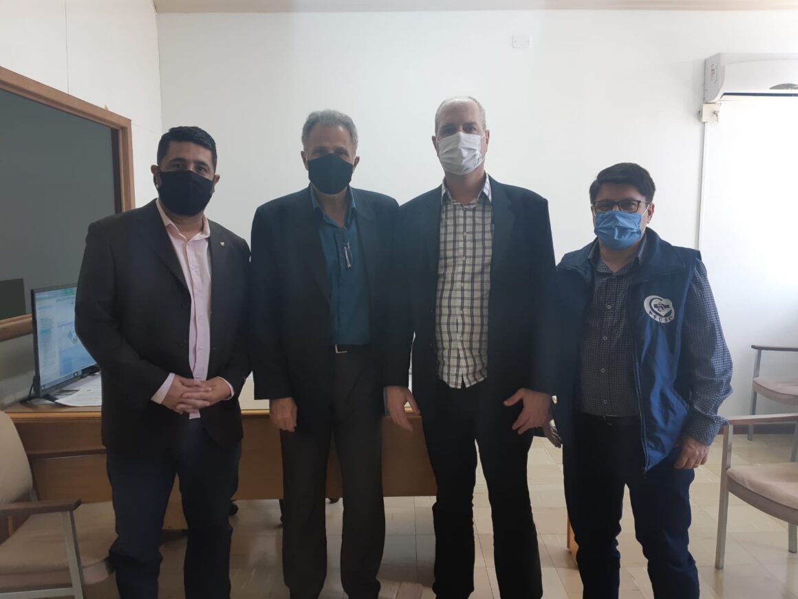 Deputado Faisal Karam visita a Santa Casa de Sao Gabriel