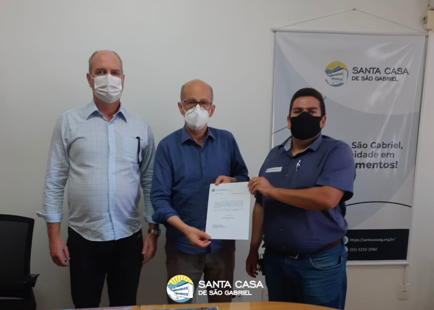 Santa Casa rece emenda do Deputado Federal Bibo Nunes (PSL/RS)