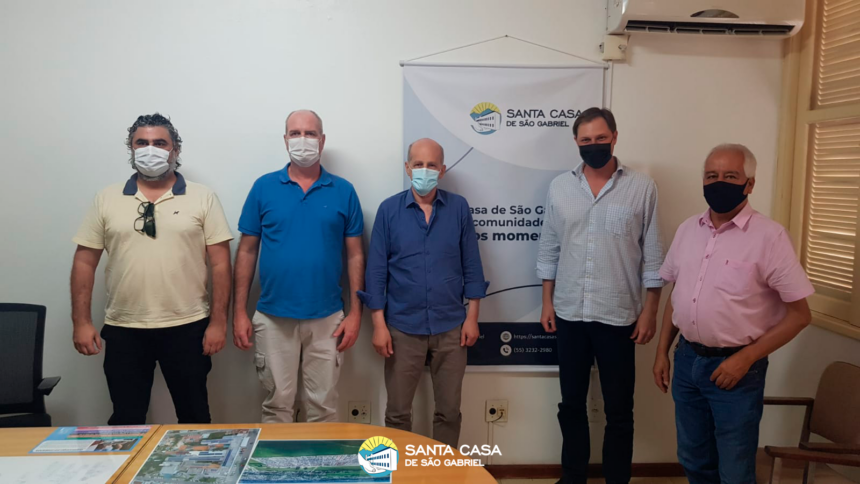 Deputado Federal Lucas Redecker visita Santa Casa