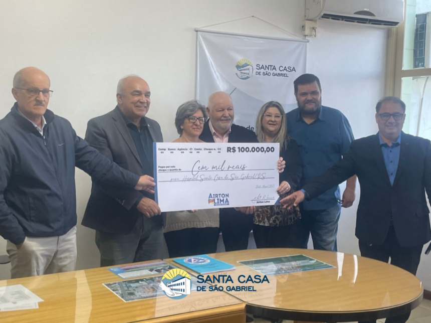 Santa Casa recebe Emenda Parlamentar do Deputado Airton Lima