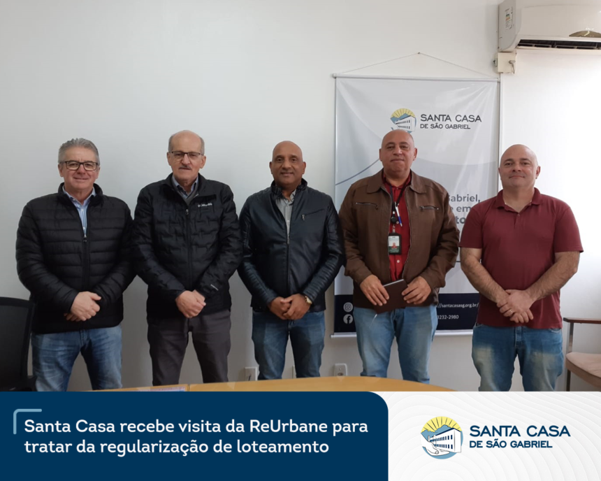 Santa Casa recebe visita da ReUrbane para tratar da regularização de loteamento