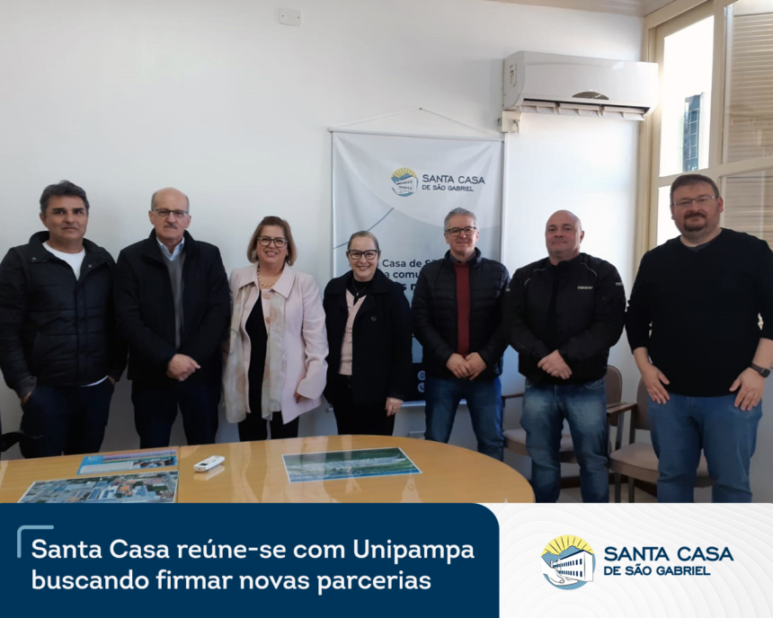 Santa Casa reúne-se com Unipampa buscando firmar novas parcerias