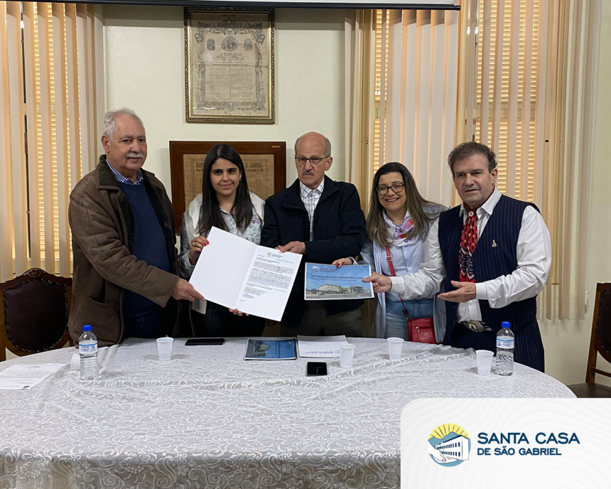 Visita da presidência do PDT, do Deputado Federal Pompeo de Mattos e da vereadora Malu Bragança na Santa Casa