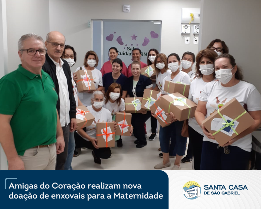 Amigas do Coração realizam nova doação de enxovais para a Maternidade