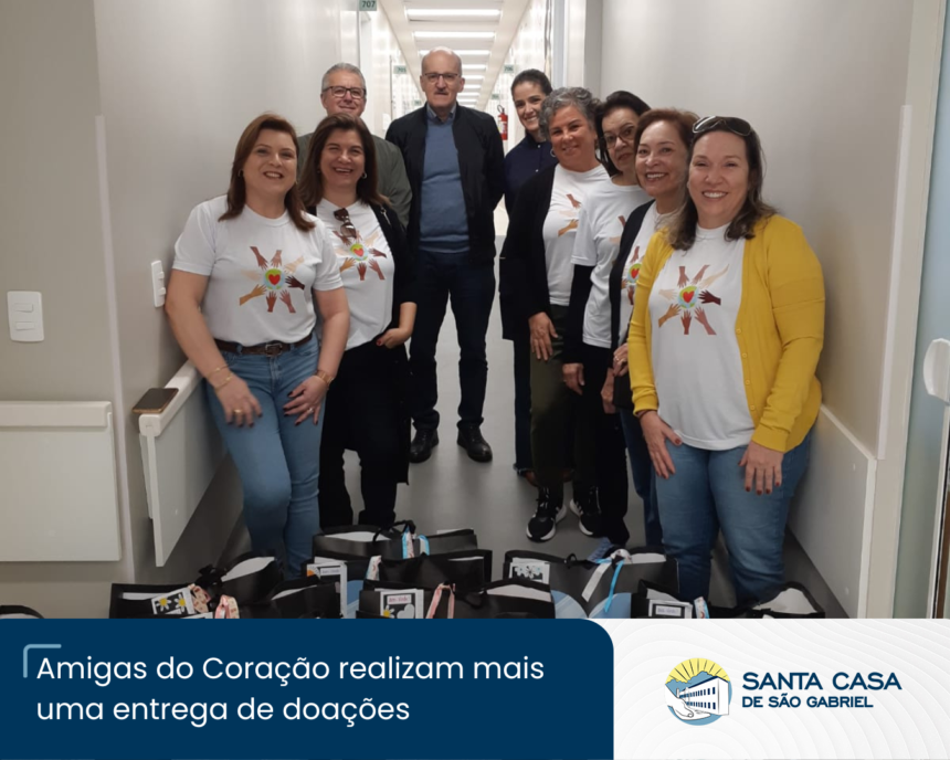 Amigas do Coração realizam mais uma entrega de doações
