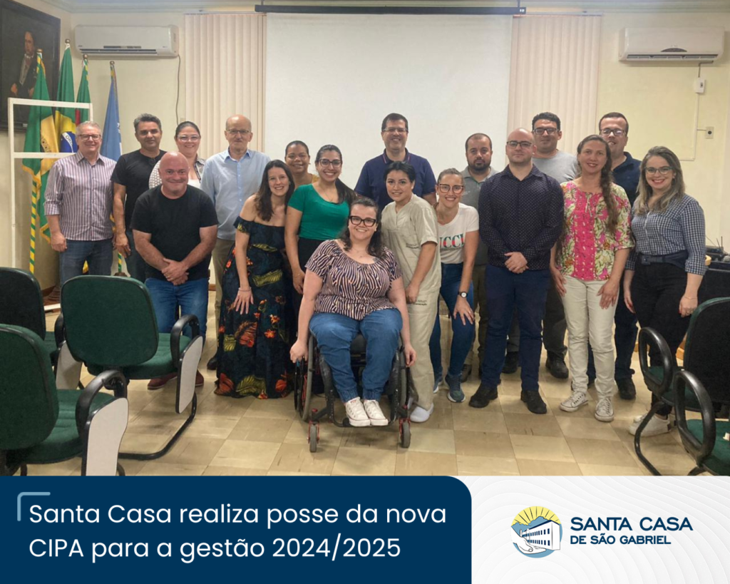 Santa Casa realiza posse da nova CIPA para a gestão 2024/2025 ...