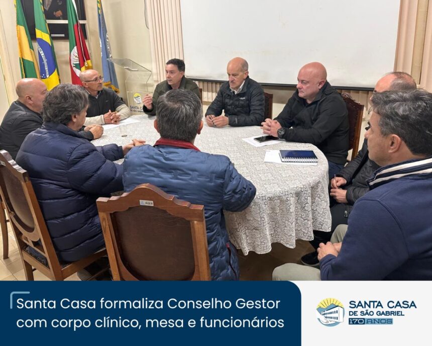 Santa Casa formaliza criação do Conselho Gestor com participação do corpo clínico, mesa e funcionários Santa Casa formaliza criação do Conselho Gestor com participação do corpo clínico, mesa e funcionários