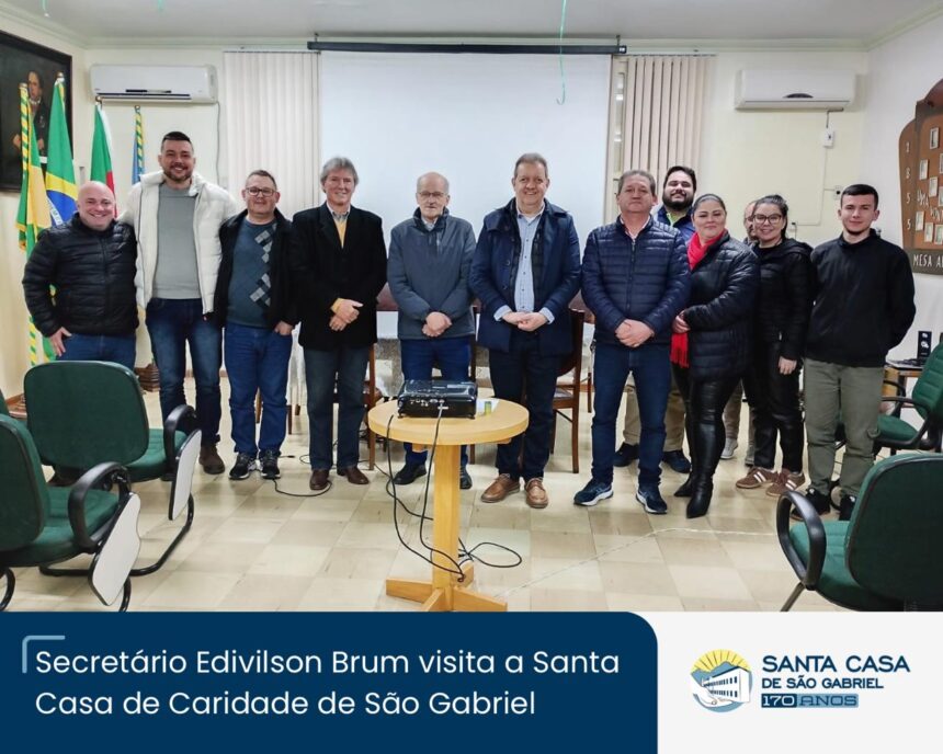 Secretário Edivilson Brum visita a Santa Casa de Caridade de São Gabriel Secretário Edivilson Brum visita a Santa Casa de Caridade de São Gabriel