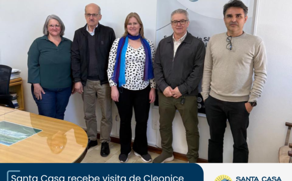 Santa Casa recebe visita de Cleonice Back, suplente do senador Paulo Paim Santa Casa recebe visita de Cleonice Back, suplente do senador Paulo Paim