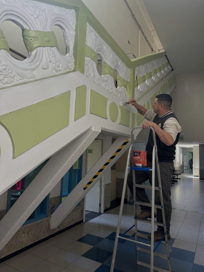 Santa Casa ganha novo visual com revitalização de corredores e escadaria
